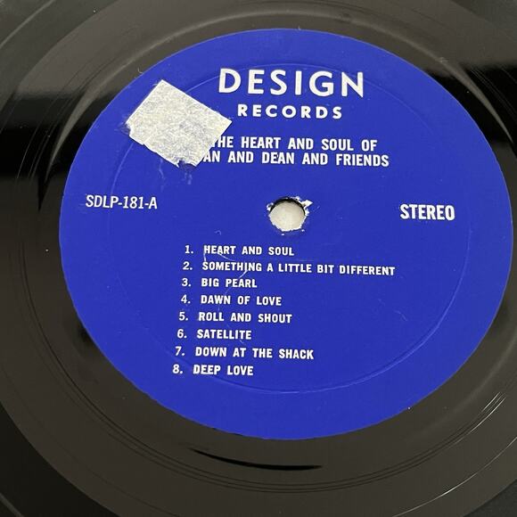 The Heart & Soul Of Jan & Dean And Friends Vinyl LP 1962 Design Records SDLP-181 - Picture 3 of 9